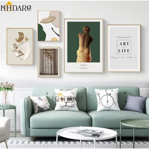 Roman Cathedral of European Impression Vintage Fashion Style Canvas Painting Art Posters and Prints Wall Picture Home Decoration