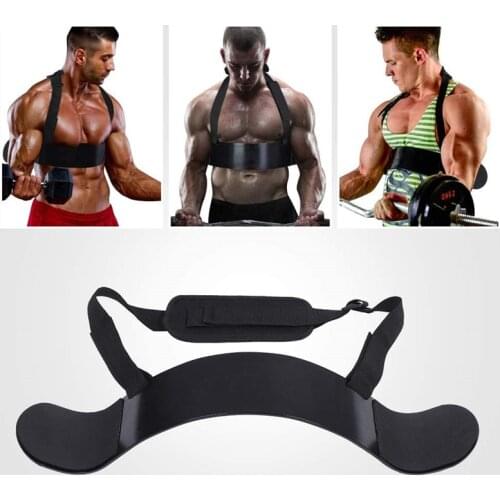 Fitness Bodybuilding Arm blaster Adjustable Aluminum Bicep Triceps Curl Bomber Arm Muscle Lifting Training Gym Equipment