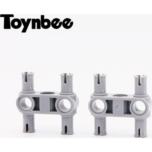 Technical Mindstorm Pin Connector with 4 Pins Building Blocks Axle Joiner Perpendicular 3L Bricks Education Toy Compatible 48989