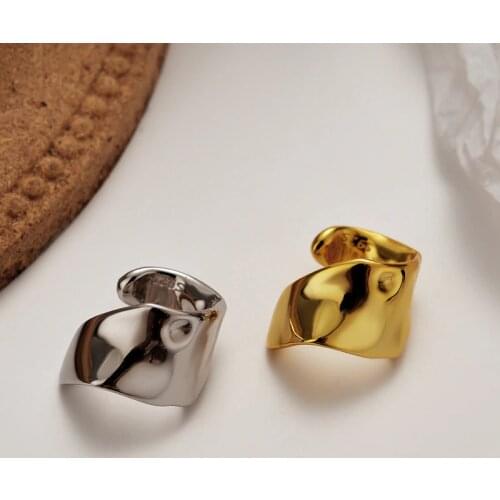 MLKENLY 1 pcs Punk Rock Gold Color Clip Earrings No Piercing Trendy geometry Earcuffs Statement Cartilage Earrings for Women