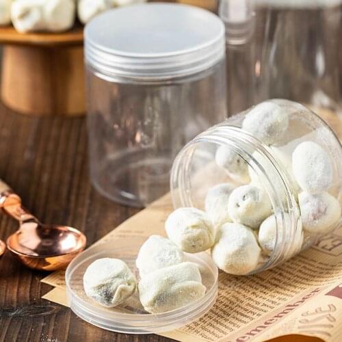 10pcs Net red candy cookies biscuits packaging box transparent plastic snack jar ice cream cup Tiramisu cake pastry box with lid