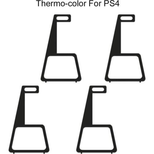 Carbon Fiber 4Pcs For PS4 Slim Pro Host Horizontal Version Bracket Game Machine Cooling Base Flat Bracket