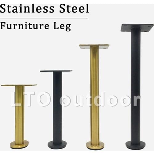 4PCS Stainless Steel Furniture Foot Sofa Support Foot Bathroom Cabinet Foot Cabinet Foot Furniture Leg Hardware Accessories