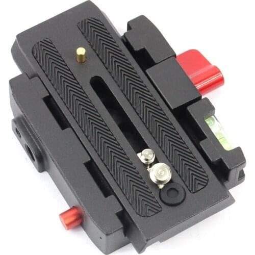 Aluminum P200 QR Clamp Adapter + Quick Release Plate for Camera Tripod Monopods for Manfrotto 501 500AH 701HDV 503HDV 7M1W 577