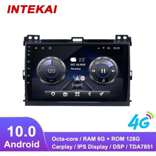 9" Android 10.0 Car Radio GPS Navigation autoradio multimedia player for Toyota prado 120 2004 2009 head unit stereo