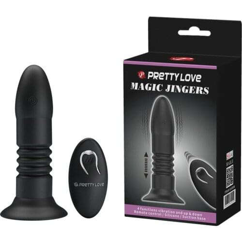 Eros Wireless Remote Telescopic Male Prostate Massage Vibrator Anal Plug Vibrating ButtPlug Anal Sex Toys For Men Sex Products