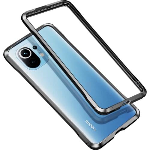 Bumper Case For Xiaomi Mi 11 10/10Pro/10Ultra Mi9 Aluminum metal Frame Slim Cover phone case for Redmi K30 Pro Metal Bumper