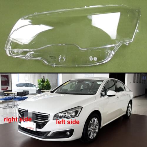 Headlight Cover Headlight Transparent Shell Headlamp Cover Lampshade Lens for Peugeot 508 2015 2016