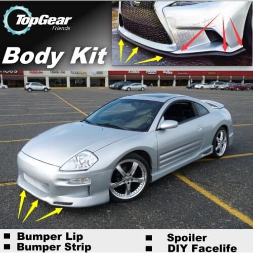 NOVOVISU Bumper Lip Deflector Lips For Eclipse For Plymouth Laser Eagle Talon For Chrysler Sebring For Dodge Stratus Front