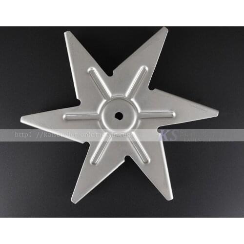 2 pieces Diameter 150mm Six-leaf high temperature resistance 300 degrees or more 304 stainless steel Oven motor fan