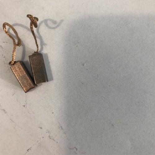 2PCS 4.5x6.5x16mm 0.17"x0.25"x0.63" Motor Electric Replacement Power Tool Copper Carbon Brush LF1