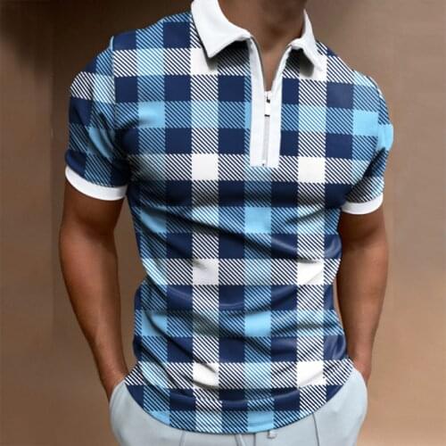 Feitong Short Sleeve Polos For Men