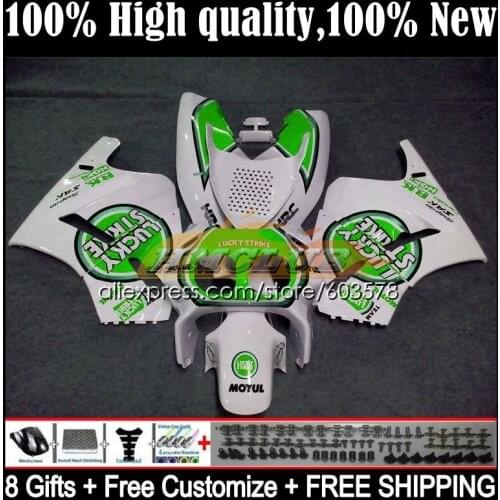 Body For HONDA VFR400 R V4 VFR400R 1989 1990 1991 1992 1993 35CL.92 RVF VFR 400 R RR CC NC30 89 90 91 92 93 Fairing Lucky green