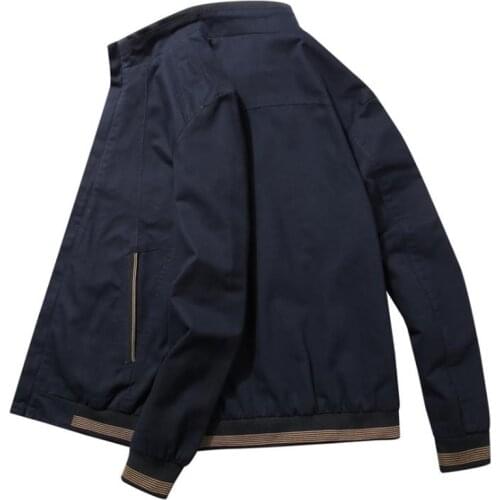 Spring and Autumn Mens Bomber Jacket Casual Male Military Jacket Cotton Pilot Coat Army Men Cargo Flight Jacket