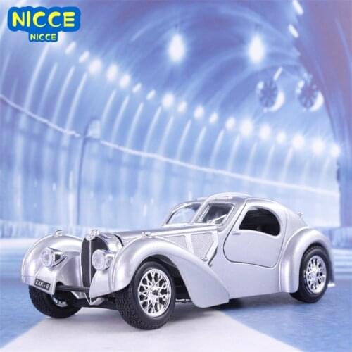 Bburago 1:24 1936 Bugatti Atlantic classic car simulation alloy automobile finished product model