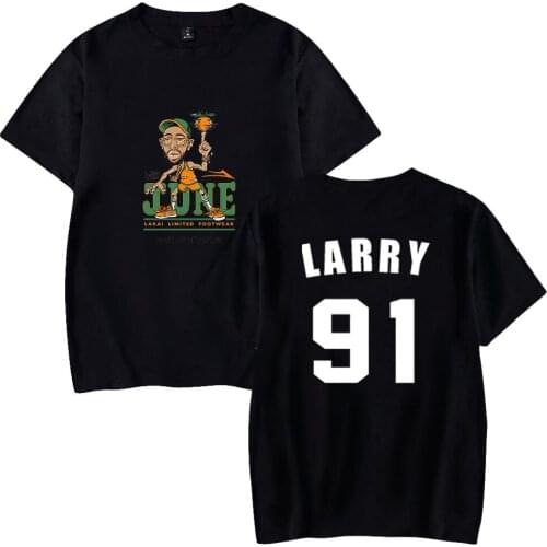 2021 Harajuku Larry June 2D Summer Harajuku Mens T-shirts Short Sleeves Mens Street Wear Clothing