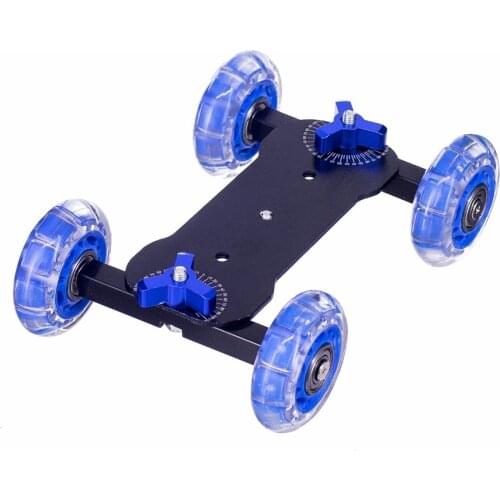 Desktop DSLR Camera Video rail car with Hand Push Rod Monopod pole Magic Arm for canon 60d 650D nikon sony Gopro HERO 7 6 5 4