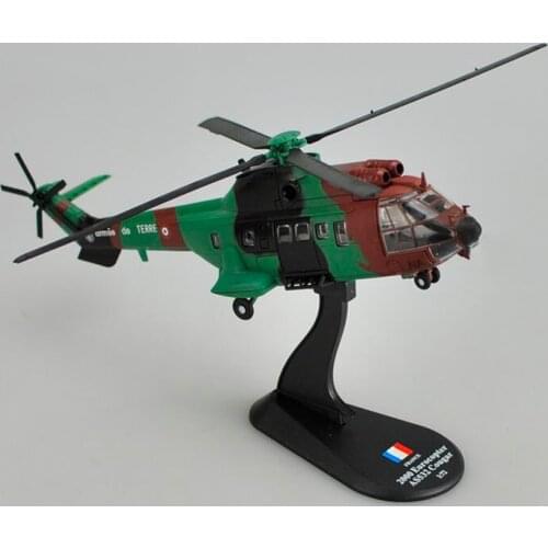 About 25.5cm 1/72 scale France AS532 attack Cougar Super helicopter Millitary model aircraft airplane model toys