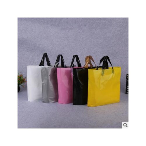 50Pcs PASAYIONE Custom Gift Bags Plastic Shopping Bags With Handle Packing Bag Plastic Handle Carrier Bags Pouches Plastic Boxes