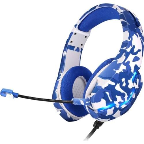 3.5mm Wired RGB LED Gaming Headset For Video Game Accessories Stereo Surround Headphone Noise Canceling Earphone