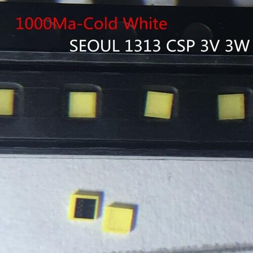SEOUL LED Backlight 3W 3V CSP 1313 Cool white LCD Backlight for TV PLR TV/Monitor Application SWHUO110E 500pcs
