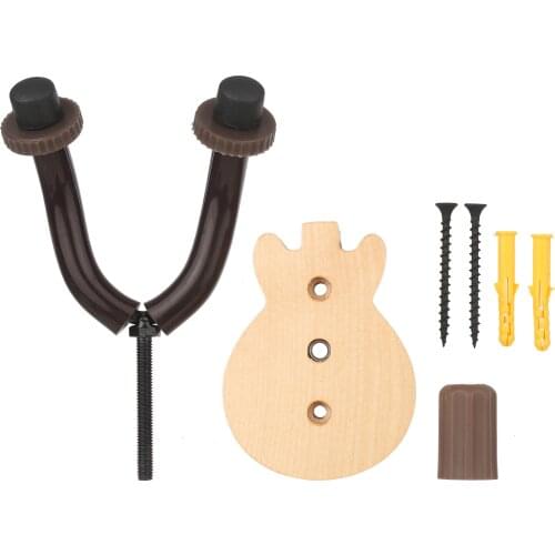 Guitar Hanger Wall Mount Hook Holder Stand Bracket for Bass Acoustic Guitar Electric Guitar Ukulele Wood Guitar Part Accessories