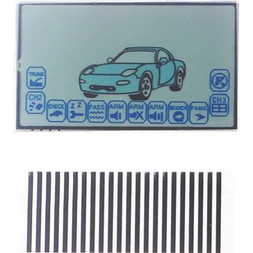 High quality LCD display A6 with flexible cable special use for Starline A6 2 way alarm lcd pager