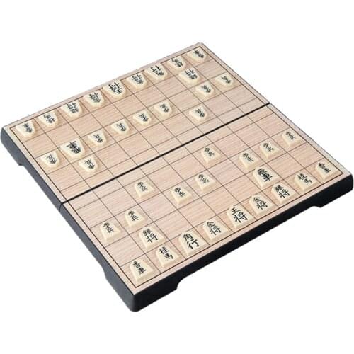 Japanese Chess Shogi Folding Magnetic Magnet Intellectual Board Game Toy Gift Board Game Game on The Table