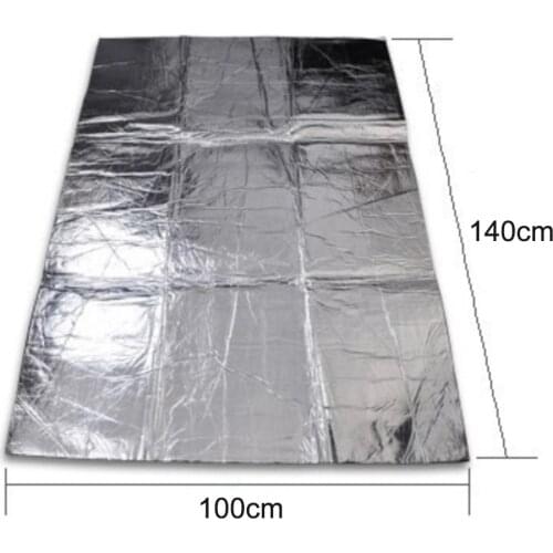 100 * 140cm Car Auto Van Sound Proofing Deadening Insulation Foam Noise bonnet Insulation Deadening Foam Sticker