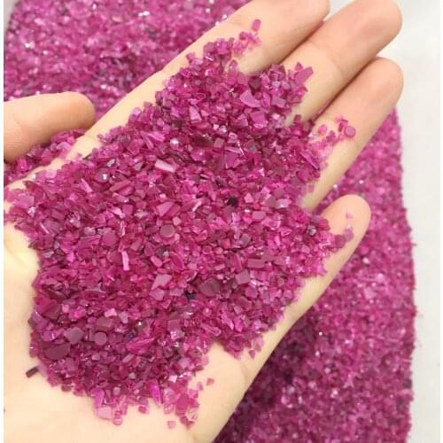 1-3mm Natural Diamond JadeRuby Crystal Stones Gravels Reiki Healing Natural Quartz Crystals100g