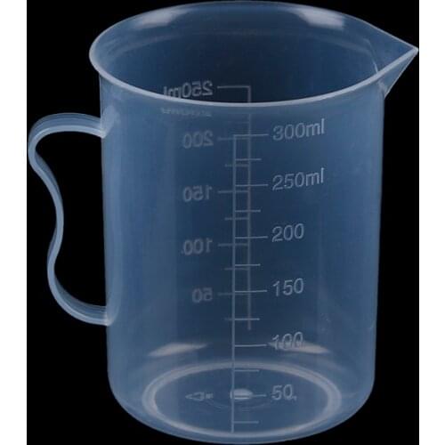 250ML Measure Jug Pour Spout Surface Kitchen Laboratory Scale Transparent Cooking Tool Measuring Cup
