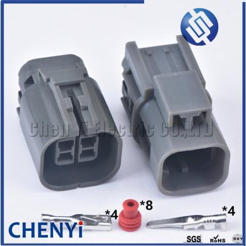 1 set 4 Pin 7223-1844-40 7122-1844-40 Waterproof Connector Female Male Car Electrical Plug Cable Socket For S13 SR20DET IAC FICD