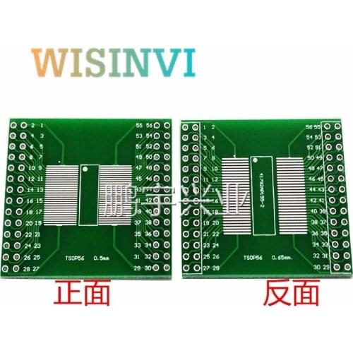 5 pcs/lot TSOP56 TSOP48 to DIP56 Adapter Board AM29 Series Chip 0.5/0.65mm