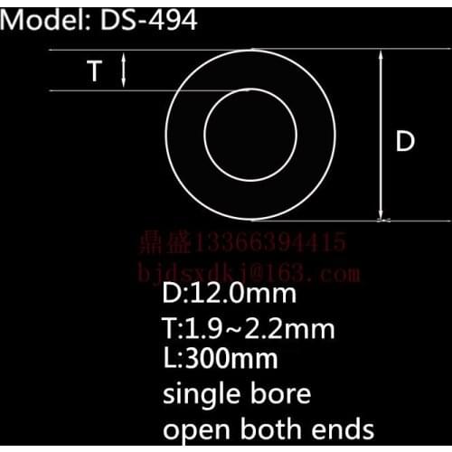99.5%Al2O3 High Thermal Corundum Tube OD12.0*ID8.0mm/Round Single-Bore Alumina Tube/Insulating Ceramics For Thermocouple Sensors