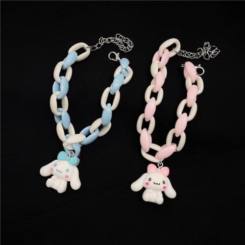 Sanrio Girl Boy Bracelet Cinnamon Dog Bracelet Girl Bracelet Student Jewelry Cute Big Ear Dog Bracelet Jewelry