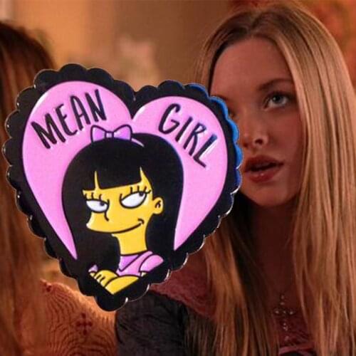 Mean Girl Heart Brooch wear it to officially join this group perfect teen movie Jewelry