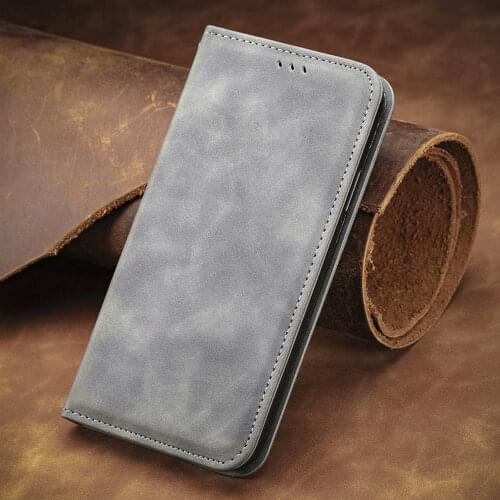 For Infinix Hot 10 Play Protective Case Matte Leather Card Magnet Cover Infinix Hot 10 Lite Flip Wallet Case Infinix Hot10 Etui