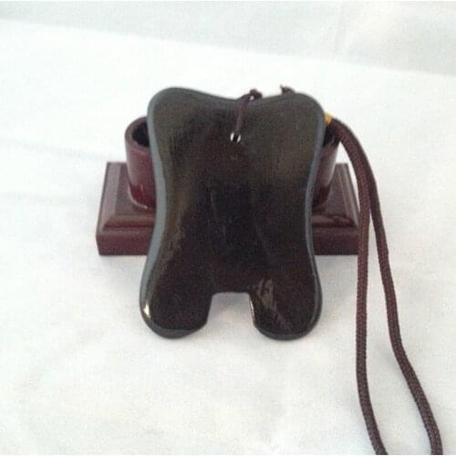 Black Bian Stone Gua Sha Massage Scrape Therapy Natural Health Cure Tool - NP194 dentiform