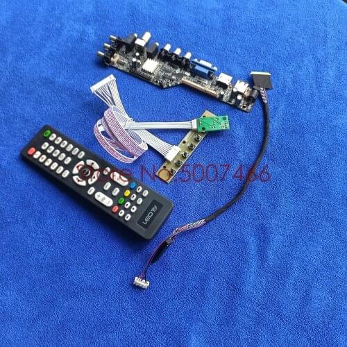 For LP133WH2-TLF2/TLF1/TLC2/TLC1 LVDS 40-Pin universal 1366*768 VGA USB TV 3663 DVB digital panel LCD Controller board Kit