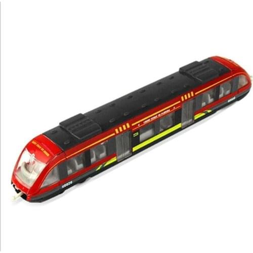 Simulation Alloy Train Toys Metal High Speed Rail Diecast Train Toy Model Educational Toys Boys Children Collection Gift