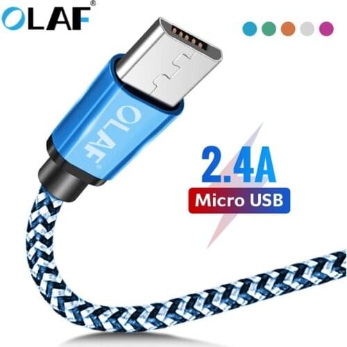 OLAF Micro USB Cable 1m 2m 3m Fast Charge USB Data Cable for Samsung S6 S7 Xiaomi 4X LG Tablet Android Mobile Phone USB Charging