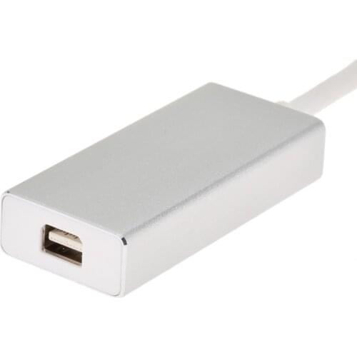 Mini DisplayPort MDP USB 3.1 Type-C Mini DP 1080p HDTV Hub Adapter Data Cable for New MacBook 12" Google Chromebook Pixel