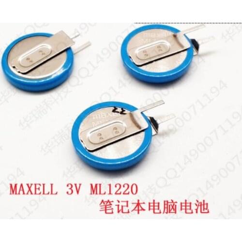 ML1220 Japan 3V button battery notebook motherboard battery 1220 rechargeable lithium battery