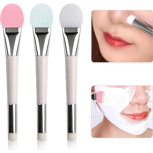 3Pcs Professional Facial Mask Brush set Face Brushes Double-Ended Facial Mask Brush Applicator Manual Face Masks Brushes