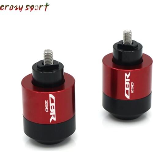 Handlebar Grips Bar Ends Hand Grip plug Slider End Caps For HONDA CBR250R MC19 CBR250RR MC22 CBR 250RR Motorcycle Accessories