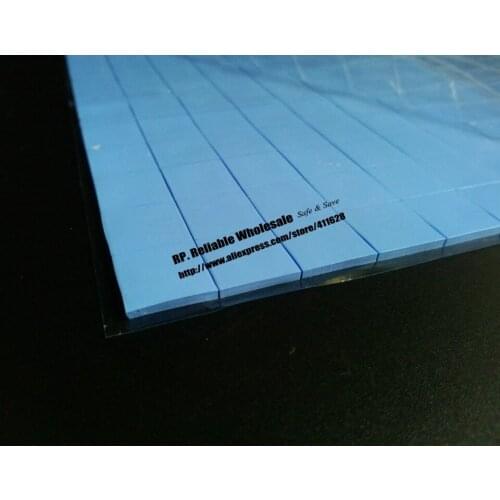 Wholesale! 600x 25*25*1.0mm Soft Silicone Thermal Pads for Laptop HP GPU Heatsink Sorth/North Bridge IC Repair Cooling Solution