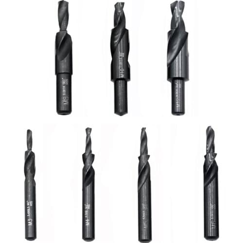 M3-M12 90/180 Degree HSS Twist Step Drill Bits 6542 Nitride Template Mold Drills