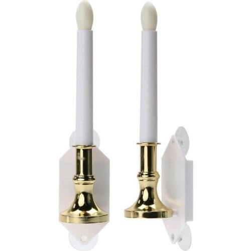 Solar Power Candle Lights Waterproof Outdoor Candle Wall Light Garden Hanging Light Home Festivals Decoration Landscape Lamp