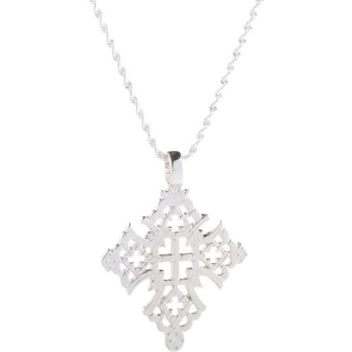 Ethiopian Coptic Cross Pendant African Abyssinian Cross Orthodox Christian Jewelry