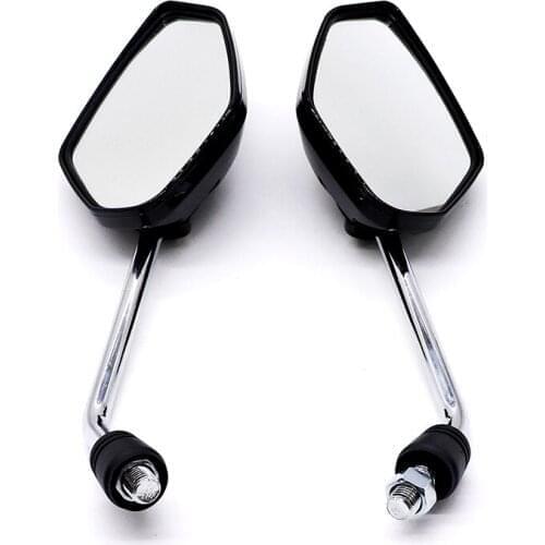 1 Pair Universal Motorcycle Rearview Mirrors New 2 PCS Motorcycle Handlebar Rearview Mirror For Honda Suzuki Yamaha Scooter